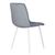 Стул обеденный DOBRIN CHILLY, Серо-голубой Holland 14, основание белое, изображение 4 | Интернет магазин мебели и декора LifeDekor