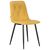 Стул обеденный DOBRIN CHILLY ROMBO, Горчичный Simple 15, основание черное, Вариант: Горчичный Simple 15, основание черное | Интернет магазин мебели и декора LifeDekor