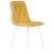 Стул обеденный DOBRIN CHILLY ROMBO, Горчичный Simple 15, основание белый, Вариант: Горчичный Simple 15, основание белый, изображение 2 | Интернет магазин мебели и декора LifeDekor