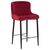 Набор 2 шт Стул полубарный DOBRIN CHRISTIAN'65, черные ножки, бордовый велюр (V108-85), Вариант: черные ножки, бордовый велюр (V108-85), изображение 2 | Интернет магазин мебели и декора LifeDekor