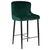 Набор 2 шт Стул полубарный DOBRIN CHRISTIAN'65, черные ножки, зеленый велюр (V108-64), Вариант: черные ножки, зеленый велюр (V108-64), изображение 2 | Интернет магазин мебели и декора LifeDekor