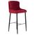 Набор 2 шт Стул барный DOBRIN CHRISTIAN'75, черные ножки, бордовый велюр (V108-85), Вариант: черные ножки, бордовый велюр (V108-85), изображение 3 | Интернет магазин мебели и декора LifeDekor