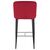 Стул барный DOBRIN CHRISTIAN'75, черные ножки, бордовый велюр (V108-85), Вариант: черные ножки, бордовый велюр (V108-85), изображение 5 | Интернет магазин мебели и декора LifeDekor