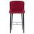 Набор 2 шт Стул барный DOBRIN CHRISTIAN'75, черные ножки, бордовый велюр (V108-85), Вариант: черные ножки, бордовый велюр (V108-85), изображение 7 | Интернет магазин мебели и декора LifeDekor