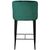 Набор 2 шт Стул барный DOBRIN CHRISTIAN'75, черные ножки, зеленый велюр (V108-64), Вариант: черные ножки, зеленый велюр (V108-64), изображение 6 | Интернет магазин мебели и декора LifeDekor