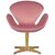 Кресло дизайнерское DOBRIN SWAN, розовый велюр BLUVEL52, золотое основание, Вариант: розовый велюр BLUVEL52, золотое основание, изображение 5 | Интернет магазин мебели и декора LifeDekor