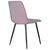 Набор 4 шт Стул обеденный DOBRIN CHILLY ROMBO, Лавандовый Simple 48, основание черное, Вариант: Лавандовый Simple 48, основание черное, изображение 5 | Интернет магазин мебели и декора LifeDekor