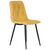 Набор 4 шт Стул обеденный DOBRIN CHILLY ROMBO, Горчичный Simple 15, основание черное, Вариант: Горчичный Simple 15, основание черное, изображение 3 | Интернет магазин мебели и декора LifeDekor