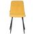 Набор 4 шт Стул обеденный DOBRIN CHILLY ROMBO, Горчичный Simple 15, основание черное, Вариант: Горчичный Simple 15, основание черное, изображение 7 | Интернет магазин мебели и декора LifeDekor