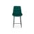 Барный стул Челси зеленый (zd 667) / черный, изображение 3 | Интернет магазин мебели и декора LifeDekor