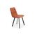 Стул на металлокаркасе Чилли терракотовый / черный | Интернет магазин мебели и декора LifeDekor