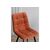 Стул на металлокаркасе Чилли терракотовый / черный, изображение 7 | Интернет магазин мебели и декора LifeDekor