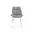Стул на металлокаркасе Челси 360 светло-серый (ZD 960) / белый, изображение 4 | Интернет магазин мебели и декора LifeDekor