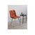 Стул на металлокаркасе Чилли терракотовый / белый, изображение 2 | Интернет магазин мебели и декора LifeDekor