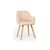 Стул деревянный Эолин бежевый (glory 03) / светлое дерево | Интернет магазин мебели и декора LifeDekor