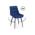 Стул на металлокаркасе Челси 360 К синий (zd 798) / черный np | Интернет магазин мебели и декора LifeDekor