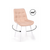 Стул на металлокаркасе Челси 360 П бежевый (zd 210) / белый np | Интернет магазин мебели и декора LifeDekor