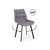 Стул на металлокаркасе Челси 360 П темно-серый (zd 995) / черный np | Интернет магазин мебели и декора LifeDekor