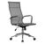 Офисное кресло для персонала DOBRIN CARTER, серый, Вариант: серый, изображение 2 | Интернет магазин мебели и декора LifeDekor