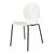 Стул Wave белый с черными ножками | Интернет магазин мебели и декора LifeDekor