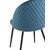 Стул Lilly велюр сине-зеленый 4 шт., изображение 7 | Интернет магазин мебели и декора LifeDekor