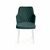 Стул с подлокотниками Hunt ромб, бархат зеленый 19 / белый конус, изображение 2 | Интернет магазин мебели и декора LifeDekor