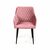 Стул с подлокотниками Robert, бархат пудровый 15, изображение 2 | Интернет магазин мебели и декора LifeDekor