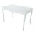 Стол «Кабриоль» 120x80 GLASS белый, эмаль белая, изображение 2 | Интернет магазин мебели и декора LifeDekor