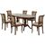 Обеденная группа (Стол Фабрицио-2 овал и 6 стульев Кабриоль), орех темный, изображение 2 | Интернет магазин мебели и декора LifeDekor
