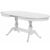 Стол «Фабрицио-2» овал 120x90, белая эмаль, изображение 3 | Интернет магазин мебели и декора LifeDekor