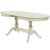 Стол «Фабрицио-2» овал 120x90, слоновая кость, изображение 2 | Интернет магазин мебели и декора LifeDekor