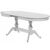 Стол «Фабрицио-2» овал 120x90, белая эмаль | Интернет магазин мебели и декора LifeDekor