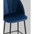 Стул полубарный Логан SN велюр синий, изображение 8 | Интернет магазин мебели и декора LifeDekor