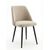 Стул DikLine 335 B03 BEIGE, ножки черные | Интернет магазин мебели и декора LifeDekor