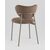Стул Rina велюр коричневый каркас бежево-серый, изображение 6 | Интернет магазин мебели и декора LifeDekor