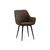 Стул на металлокаркасе Флюид коричневый (glory 08) / черный | Интернет магазин мебели и декора LifeDekor