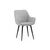 Стул на металлокаркасе Флюид светло-серый (zd 960) / черный | Интернет магазин мебели и декора LifeDekor