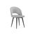 Стул на металлокаркасе Курбис светло-серый (zd 960) / черный | Интернет магазин мебели и декора LifeDekor