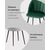 Стул Логан SN велюр зелёный, изображение 5 | Интернет магазин мебели и декора LifeDekor