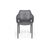 "Беллини" стул пластиковый, цвет темно-серый, изображение 2 | Интернет магазин мебели и декора LifeDekor