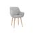 Стул деревянный Флюид светло-серый (zd 960) / светлое дерево | Интернет магазин мебели и декора LifeDekor