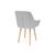 Стул деревянный Флюид светло-серый (zd 960) / светлое дерево, изображение 4 | Интернет магазин мебели и декора LifeDekor