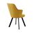 Стул DikLine 235 поворотный, NS Gold горчица, ножки черные, изображение 2 | Интернет магазин мебели и декора LifeDekor