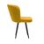 Стул DikLine 348 поворотный P08/L07 горчица, ножки черные, изображение 3 | Интернет магазин мебели и декора LifeDekor