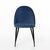 Стул Маркус, бархат синий 29, изображение 2 | Интернет магазин мебели и декора LifeDekor