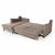 Стокгольм диван-кровать с шезлонгом велюр бежевый, изображение 4 | Интернет магазин мебели и декора LifeDekor