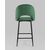 Стул полубарный Меган SN велюр зеленый, изображение 5 | Интернет магазин мебели и декора LifeDekor