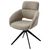 Стул АРНЭ (ARNE) 360 град, цвет БЕЖЕВЫЙ EYELASH -120, фактурный шенилл / ЧЕРНЫЙ каркас, ®DISAUR, изображение 3 | Интернет магазин мебели и декора LifeDekor
