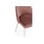 Стул на металлокаркасе Kora dark pink / white, изображение 6 | Интернет магазин мебели и декора LifeDekor