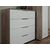 Комод «Джулия» 4ящ, Крафт серый/белый глянец, изображение 4 | Интернет магазин мебели и декора LifeDekor